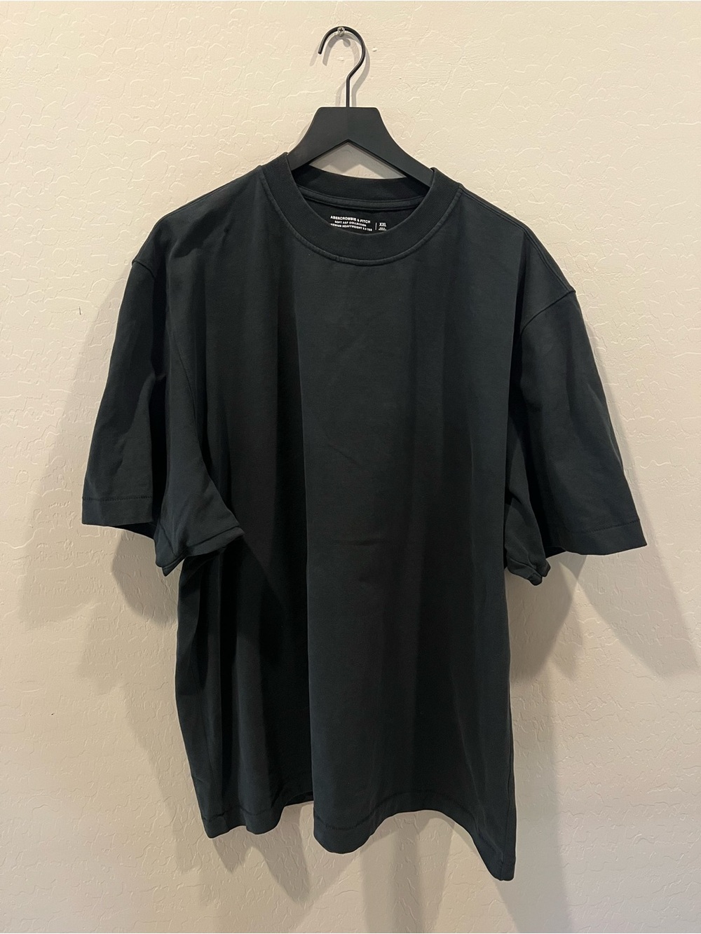 Abercrombie & Fitch Black Premium Heavyweight Tee